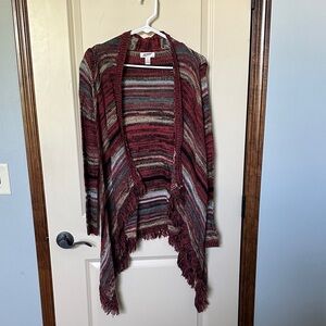 Arizona Jean Company Multicolor Striped Cardigan